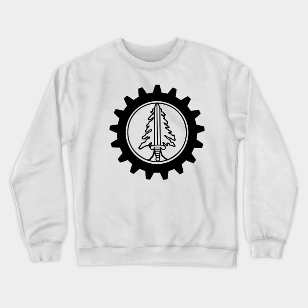 Black Lodge Research Logo Crewneck Sweatshirt by BlackLodgeResearch